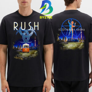 Rush Fifty Something Tour Scotiabank Arena Toronto August 2026 Two Sided T-Shirt