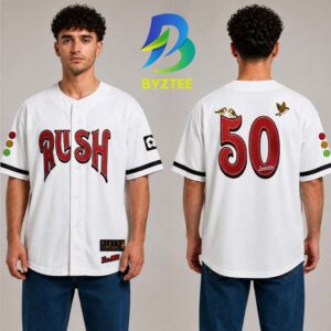 Rush Official Fifty Something Baseball 2026 Jersey Shirt