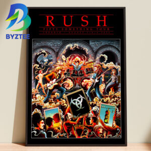 Rush Pop Up Fifty Something Tour Torono Aug 7th 2026 Home Decor Poster Canvas