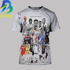 Russell Westbrook NBA 75th Anniversary 2026 All Over Print Shirt