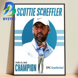 Scottie Scheffler Champion 2026 PGA Tour  Home Decor Poster Canvas