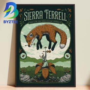 Sierra Terrell West Virginia State Fair Lewisburg Wv August 16 2026 Home Decor Poster Canvas