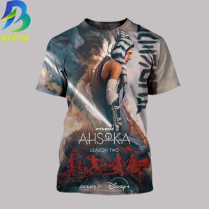 Star Wars Ahsoka Season 2 Disney January 20 2027 All Over Print Shirt