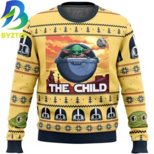 Star Wars Baby Yoda The Child Mandalorion Ugly Christmas Sweater