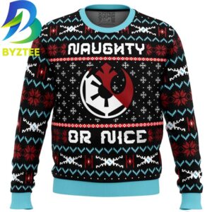 Star Wars Galactic Naughty Or Nice Ugly Christmas Sweater