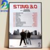 Foo Fighters Official Hollywood Bowl August 22 2026 Home Decor Poster Canvas