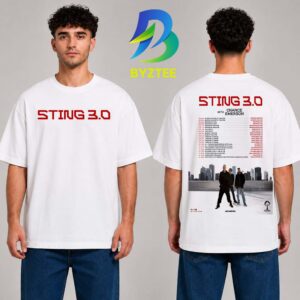 Sting 3.0 Official With Chance Emerson 2026 North America Fall Tour 2026 Two Sided Unisex T- Shirt