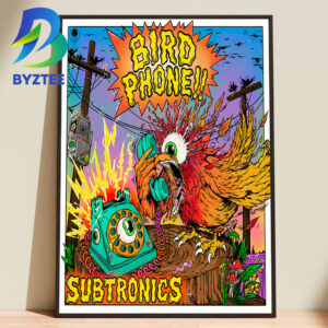 Subtronics Bird Phone Friday 2026 Home Decor Poster Canvas