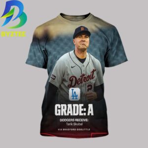 Tarik Skubal Dodgers Receive Grade A LA MLB 2026 All Over Print Shirt
