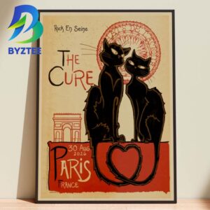 The Cure Rock En Seine Paris Limited Edition Event 30 Aug 2026 Home Decor Poster Canvas