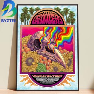The Growlers West Coast 2026 Fall Tour September 2026 Home Decor Poster Canvas