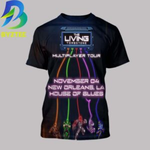 The Living Tombstone Multiplayer Tour November 04th 2026 New Orleans La House Of Blues  All Over Print Shirt