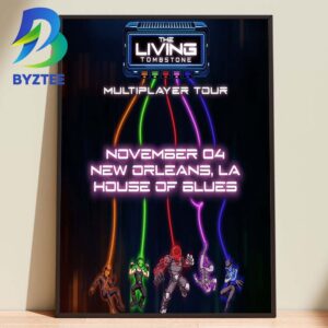 The Living Tombstone Multiplayer Tour November 04th 2026 New Orleans La House Of Blues Home Decor Poster Canvas
