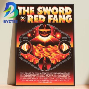 The Sword & Red Fang Dallas TX 2026 Home Decor Poster Canvas