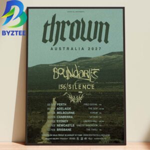 Thrown Band With Specical Guesst Australlia 2027 Home Decor Poster Canvas