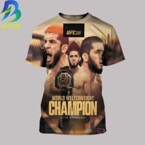 UFC 330 Islam Makhachev World Welterweight Champion 2026 All Over Print Shirt