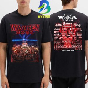 W: O: A 2026 Wacken One World One Crowd Festival 2026 Two Sided T-Shirt