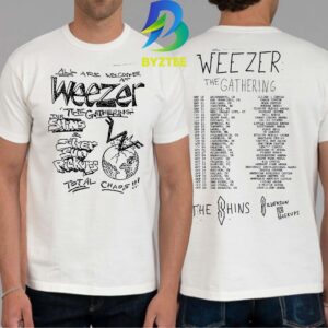 Weezer All Are Welcome The Gathering 2026 Two Sided T-Shirt