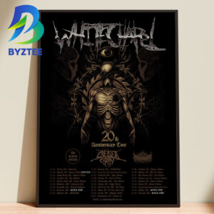 Whitechapel Band 20th Anniversary Tour North American 2026 Home Decor Poster Canvas