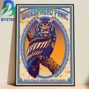 Widespread Panic At Atlantic City NJ Hard Rock Live At Etess Arena For Rock Lover August 2026 Home Decor Poster Canvas