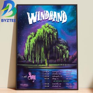 Windhand Sonja with Acid Bath Ministry Chicago October 3th 2026 Home Decor Poster Canvas