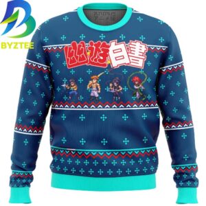 Yu Yu Hakusho Ghost Fighter Ugly Christmas Sweater