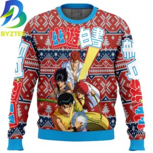 YuYu Hakusho Ghost Fighter Alt Ugly Christmas Sweater