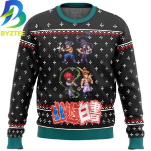 YuYu Hakusho Ghost Fighter Sprite Ugly Christmas Sweater