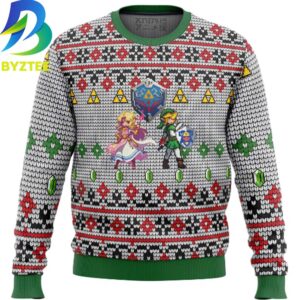 Zelda And Link Ugly Christmas Sweater