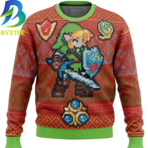 Zelda Gems Link Ugly Christmas Sweater