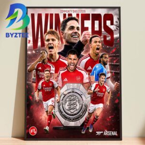 Arsenal Are The 2026 Community  Shield Winners  EPL 2026 Home Decor Poster Canvas