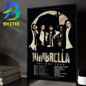 1 Umbrella The DHS Tour Dates Concert 2026 Home Decor Poster Canvas