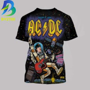 ACDC Power Up NRG Stadium Houston Texas August 31 2026 All Over Print Shirt