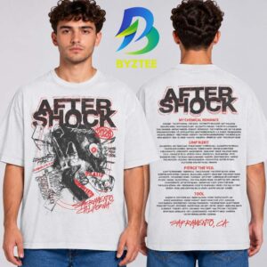Aftershock Festival 2026 Merch In Sacramento CA On October 1 4 2026 Chatter Brain Lineup Two Sided Unisex T Shirt
