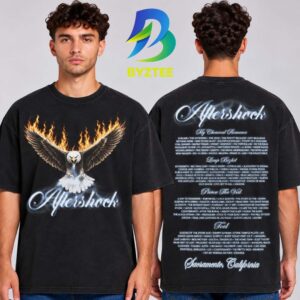 Aftershock Festival 2026 Merch In Sacramento CA On October 1 4 2026 Hot Wings Lineup Two Sided Unisex T Shirt
