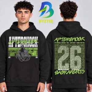 Aftershock Festival 2026 Merch In Sacramento CA On October 1 4 2026 In Chains Lineup Hoodie
