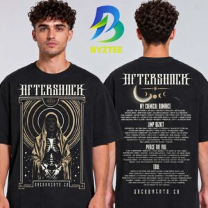 Aftershock Festival 2026 Merch In Sacramento CA On October 1 4 2026 Night Wish Lineup Two Sided Unisex T Shirt