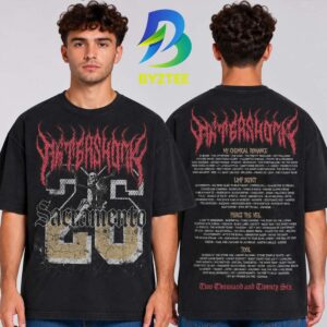 Aftershock Festival 2026 Merch In Sacramento CA On October 2026 After Party Unisex T Shirt