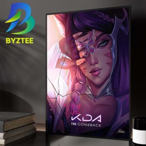 Ahri KDA The Comeback Arcane League Of Legends Art By Nikkotari Home Decor Poster Canvas