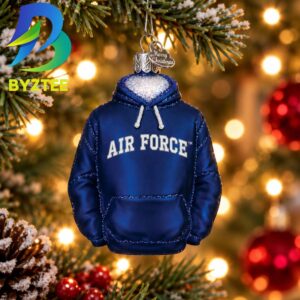 Air Force Hoodie NCAA Gifts For Fan Christmas Tree Decorations Ornament