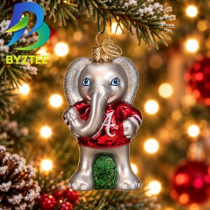 Alabama Big Al NCAA Gifts For Fan Christmas Tree Decorations Ornament