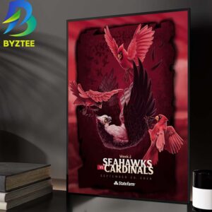 Arizona Cardinals Vs Seattle Seahawks Week 2 Glendale AZ At State Farm Stadium In Glendale AZ On September 20 2026 Home Decor Poster Canvas