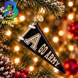 Army Pennant NCAA Gifts For Fan Christmas Tree Decorations Ornament