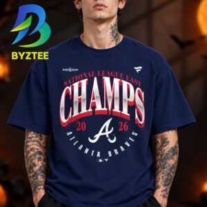 Atlanta Braves Navy 2026 NL East Division Champions Unisex T Shirt