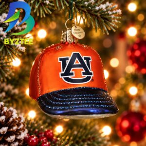 Auburn Baseball Cap NCAA Gifts For Fan Christmas Tree Decorations Ornament