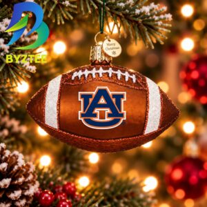 Auburn Football Cap NCAA Gifts For Fan Christmas Tree Decorations Ornament