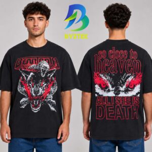 Beartooth Band Wolf & Snake So Close To Heaven All I See Is Death 2026 Two Sided Unisex T Shirt
