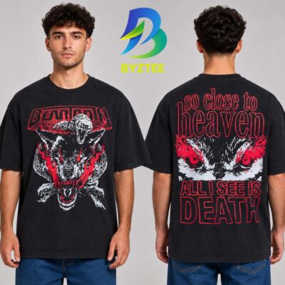 Beartooth Band Wolf & Snake So Close To Heaven All I See Is Death 2026 Two Sided Unisex T Shirt