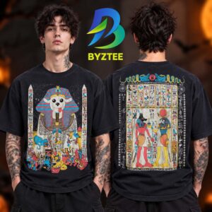 Brian Blomerth Egypt Dog Pharaoh Two Sided Unisex T Shirt