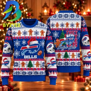 Buffalo Bills X NFL They Not Like Us Best Gift For Families Ugly Christmas Sweater
